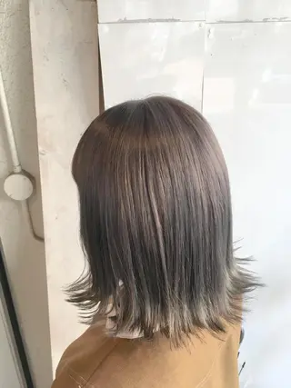 ミディアム カラー サトウ コウキ  メンズのヘアスタイル