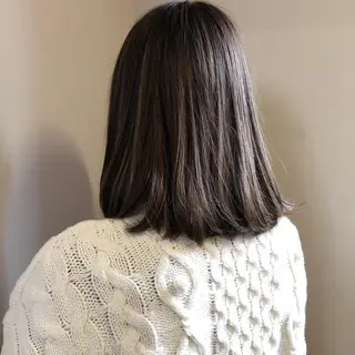 ミディアム カラー 上川 美幸のヘアスタイル