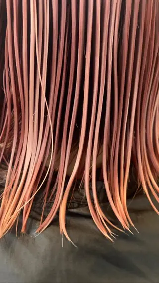 ミディアム ハイトーンNo.1✨ パーマ✨イマイタツヤのヘアスタイル