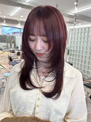 ミディアム Cinq所属・ハイライト🌟/ ボブ/豊田のヘアスタイル