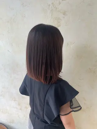 ミディアム カラー 陽菜🎀 大船湘南台のヘアスタイル