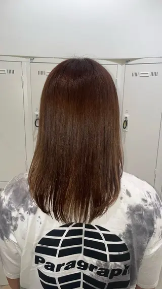 ミディアム カラー 艶髪/似合わせカラー ️🫧りの️🫧のヘアスタイル