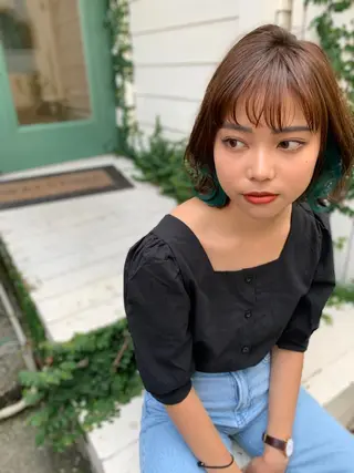 ミディアム nico 原宿所属・nico【代表】 市川 拓也のヘアスタイル