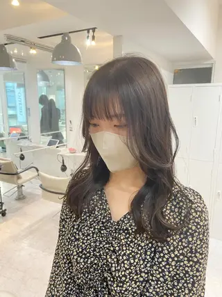 セミロング 透明感カラー/メンズ 特化kazumaのヘアスタイル