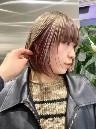 ショート otoha☆カラー/ レイヤー/八王子のヘアスタイル