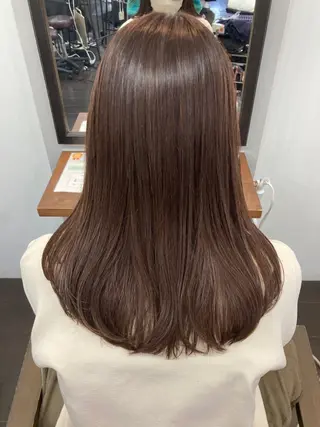 セミロング 🌸栄/髪質改善 透明感/ムラカミ🌸のヘアスタイル