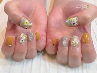 ネイル 森のさんぽ道所属・ショートネイル 森のさんぽ道のネイルデザイン