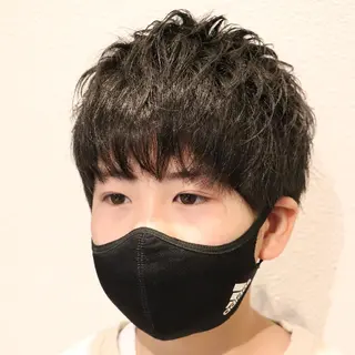 キッズ メンズ ショート 川端 智治のヘアスタイル