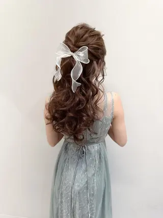 ロング カラー ヘアアレンジ autre所属・大久保 ひでなりのヘアスタイル