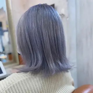 ミディアム カラー メンズパーマ 本多のヘアスタイル