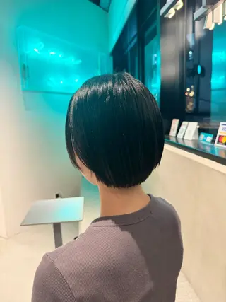 ショート 中瀬愛梨 /河原町/ハイトーンのヘアスタイル
