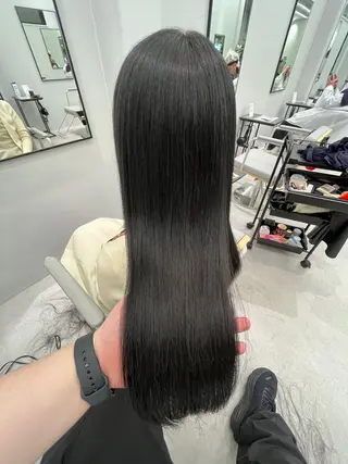ロング 菅 樹希弥のヘアスタイル