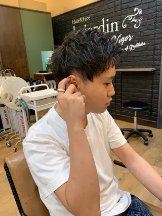 ショート パーマ メンズ SHIAN立川 及川 17時〜限定のヘアスタイル