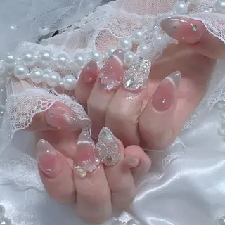ネイル Marin🩵 Hinari🧸🎀のネイルデザイン