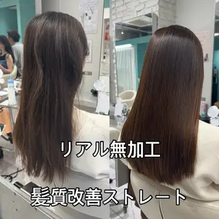 ロング 髪質改善　縮毛矯正 池本有宏のヘアスタイル