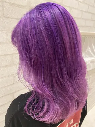 ミディアム カラー Gain池下 レディースのヘアスタイル