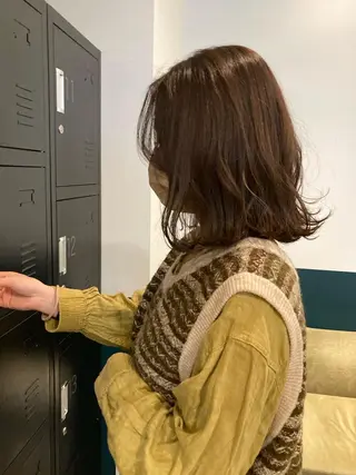 ミディアム 高山 鳳成のヘアスタイル