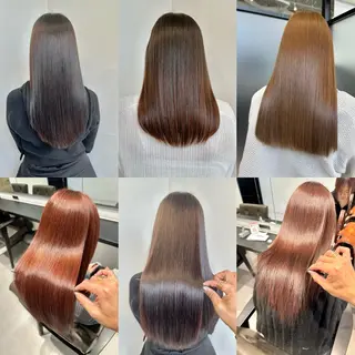 ロング SALOWIN心斎橋Suite店所属・ブリーチ毛にもできる 縮毛矯正|鷹司郎のヘアスタイル