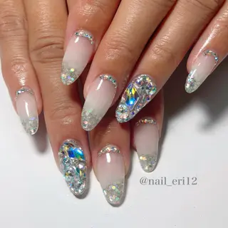 セミロング ネイル nail salon &e eriのネイルデザイン