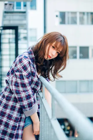 セミロング 島田 竜輔のヘアスタイル