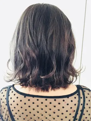 ミディアム カラー 船津武俊 フナツタケトシのヘアスタイル