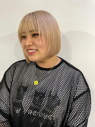 ショート silo所属・silo MOKA 顔周りカット🦦のヘアスタイル