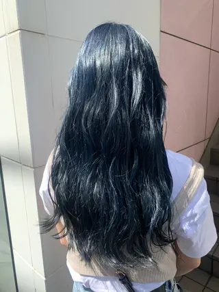 ロング soëll所属・🤍そぶえ　ゆうな/ 暖色カラー/縮毛矯正のヘアスタイル