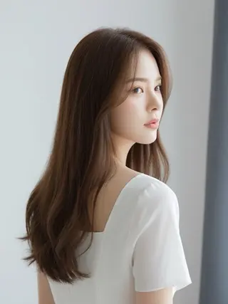 ロング 🧞‍♂️韓国風艶髪 🧞masa🧞‍♀のヘアスタイル