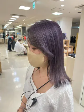 ミディアム カラー 暖色レイヤー 🥀REIRIのヘアスタイル