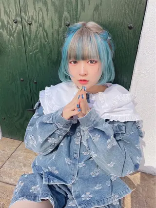 ミディアム カラー ミユル/ 盛れるエクステ🎀✨のヘアスタイル