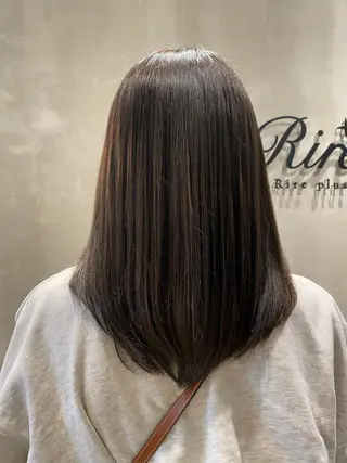 ミディアム 大倉 未波のヘアスタイル