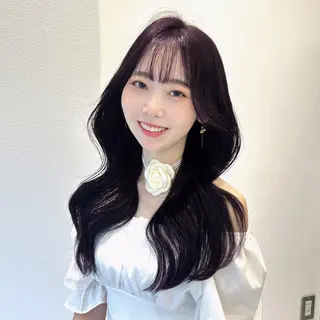 セミロング MAEUL NAGOYA所属・⛓韓国IDOLヘア 🥀🖤/あいりのヘアスタイル