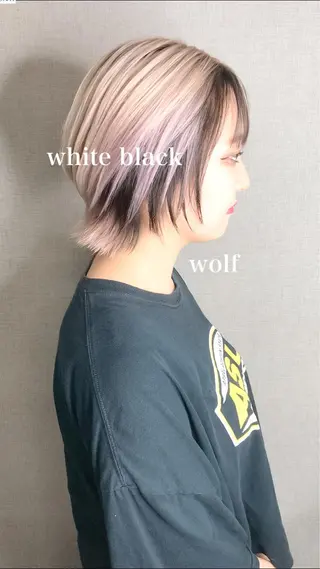 ショート カラー Selenehair 三条本店のヘアスタイル