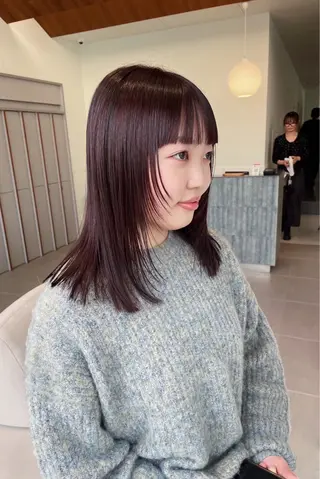 ミディアム LOREN ao所属・名古屋透明感カラー /LOREN RIOのヘアスタイル