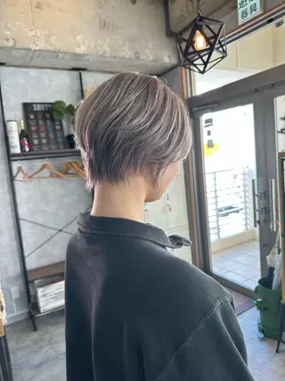 ショート C’LD hair produce /シールドヘア所属・モテ髪/ボブ/ショー ト/アダチフウトのヘアスタイル