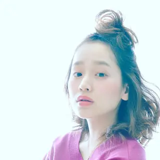 セミロング カラー ヘアアレンジ Suzuki Atsushiのヘアスタイル