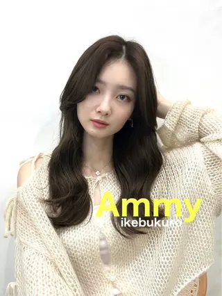 ロング 韓国風パーマ/ 韓国ヘア/大森千寛のヘアスタイル