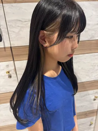 ロング カラー 千秋 秀容のヘアスタイル