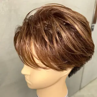 カラー メンズ 【ブリーチ特化】 イマダナツミのヘアスタイル