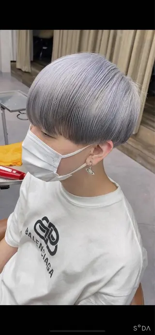 ミディアム カラー メンズ メンズサロン【owl 心斎橋】難波/アメ村のヘアスタイル