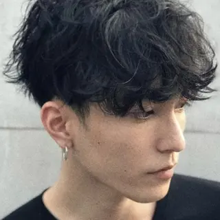 パーマ メンズ 清水 こなねのヘアスタイル