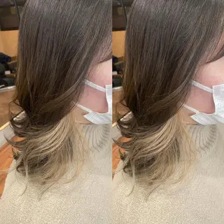 セミロング _White所属・ＳＨＩ ＺＵのヘアスタイル