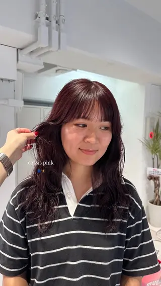 ロング カラー パーマ Lomalia Rukaのヘアスタイル