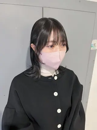 ミディアム カラー ヘアアレンジ 🤍清楚系 韓国レイヤー🤍拓朗のヘアスタイル