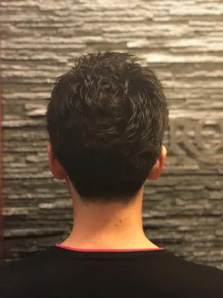 ショート パーマ メンズ/無料カット /齋藤郁美のヘアスタイル