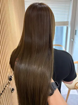 ロング 縮毛矯正/透明感 カラーNozomiのヘアスタイル
