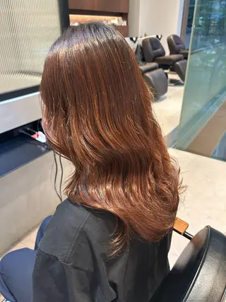 ミディアム ヘアアレンジ 縮毛矯正/カット/ 韓国ヘア/蛯原🍤のヘアスタイル