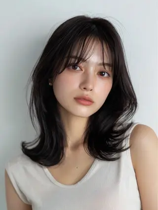 ミディアム 藤田大夢 /liberte高崎のヘアスタイル