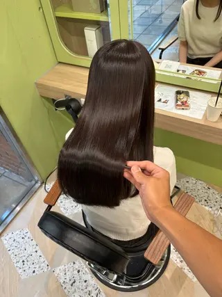 ロング パーマ KOH/髪質改善特化 /縮毛矯正のヘアスタイル