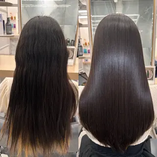 ロング youres hair 髪質改善トリートメント&ヘッドスパ  新宿三丁目店所属・髪質改善/艶髪 韓国レイヤー/えすたのヘアスタイル